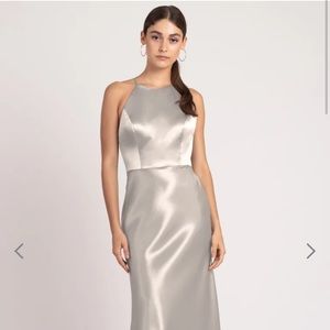 Worn Jenny Yoo Alessia Bridesmaid Dress Latte
